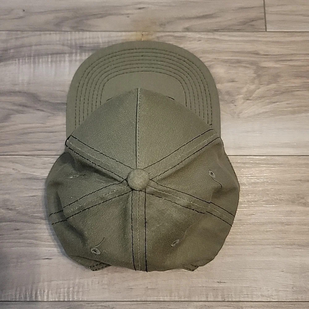 Burlebo Signature Logo Rope Snapback Hat Cap - Dark Moss Green One Size Snapback